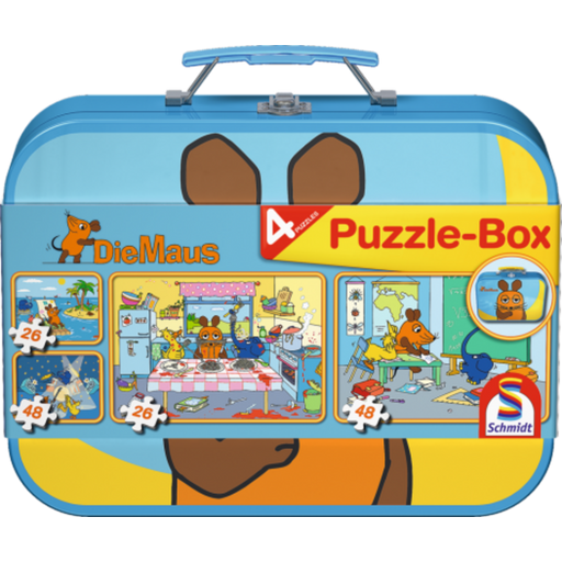 The Mouse - Puzzle Box In A Metal Tin, 48 Pieces - 1 item