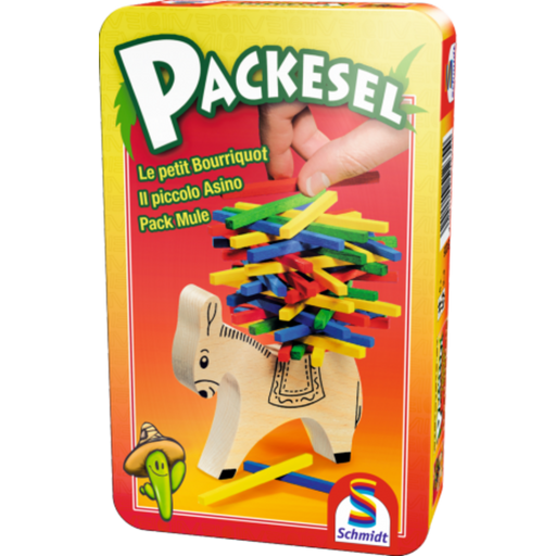 Schmidt Spiele Packesel, v kovinski embalaži - 1 k.