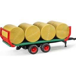 Bale Transport Trailer with 8 Round Bales