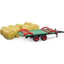 Bale Transport Trailer with 8 Round Bales - 1 item