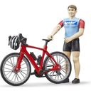 Bruder bworld Racing Bike with Cyclist - 1 item