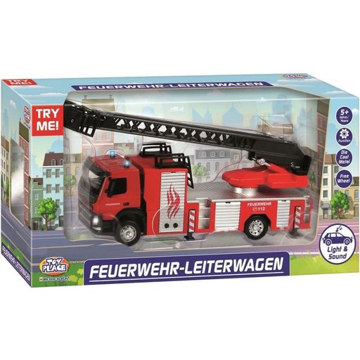 Fire Engine Ladder Truck with Light and Sound - 1 item