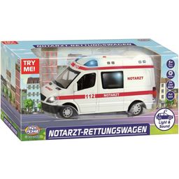 Toy Place Ambulans med Ljus och Ljud 1:32 - 1 st.
