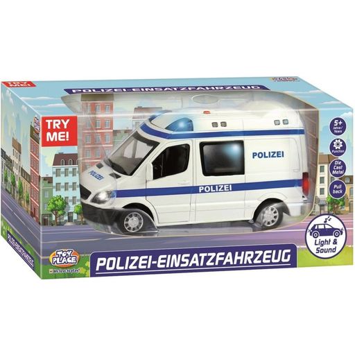 Toy Place Police Van with Light and Sound 1:32 - 1 item