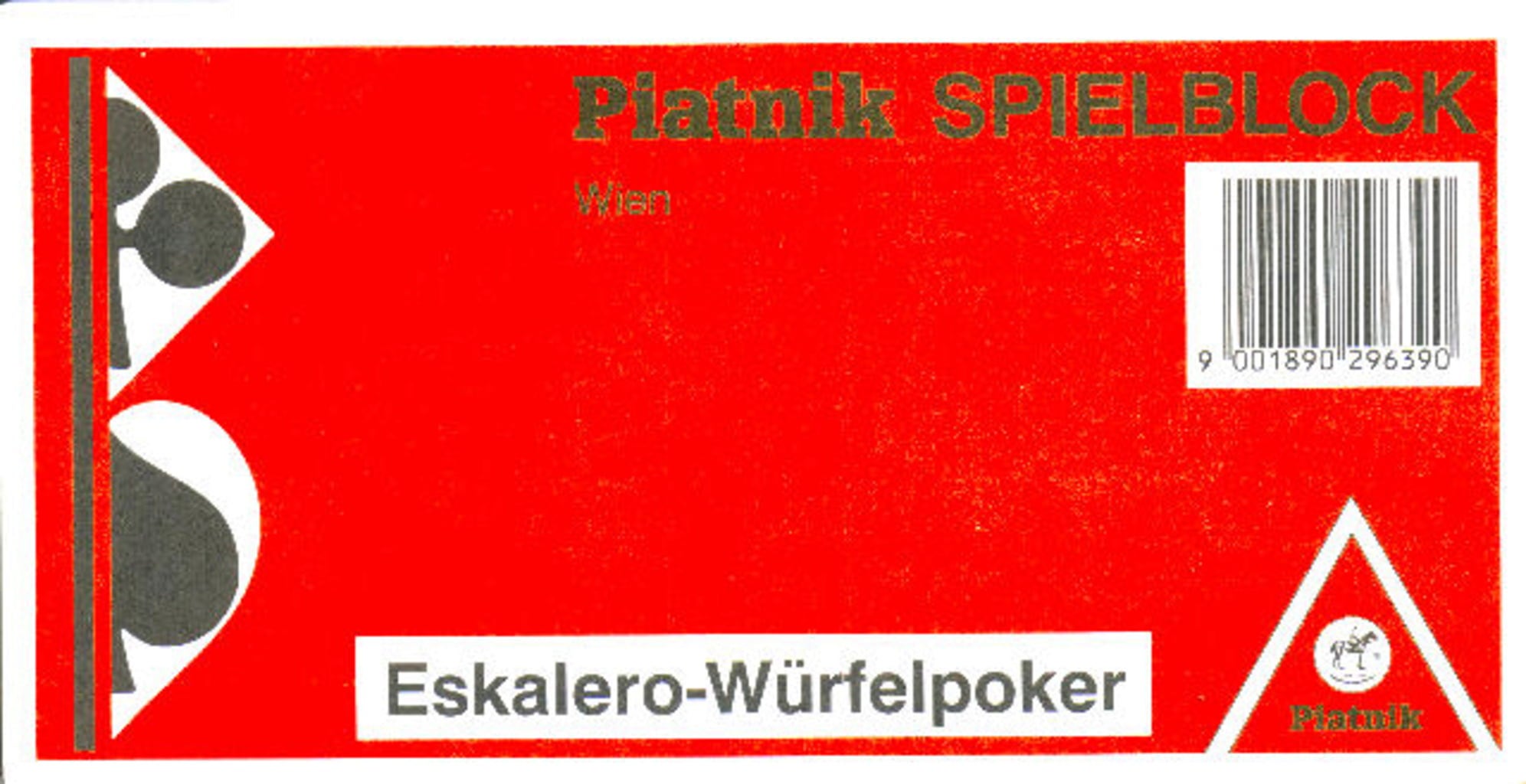 Piatnik & Söhne Eskalero-Yatzee Spielblock - 1 Stk