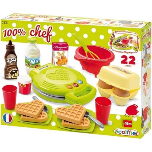 Ecoiffier Children's Baking Set with Waffle Iron - 1 item