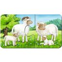 Puzzle - Family of Animals on the Farm, 9 x 2 Pieces - 1 item