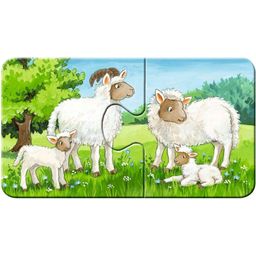 Puzzle - Family of Animals on the Farm, 9 x 2 Pieces - 1 item