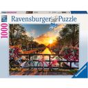 Ravensburger Puzzle - Kolesa v Amsterdamu, 1000 delov - 1 k.