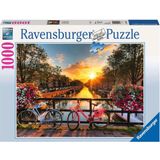 Ravensburger Puzzle - Kolesa v Amsterdamu, 1000 delov