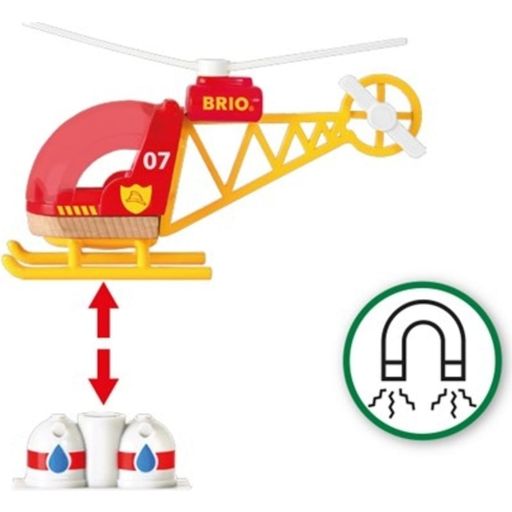 Brio Firefighter Helicopter - 1 item