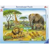 Ravensburger Puzzle - Afrikas Tierwelt, 30 Teile