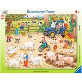 Frame Puzzle - On the Big Farm, 40 Pieces