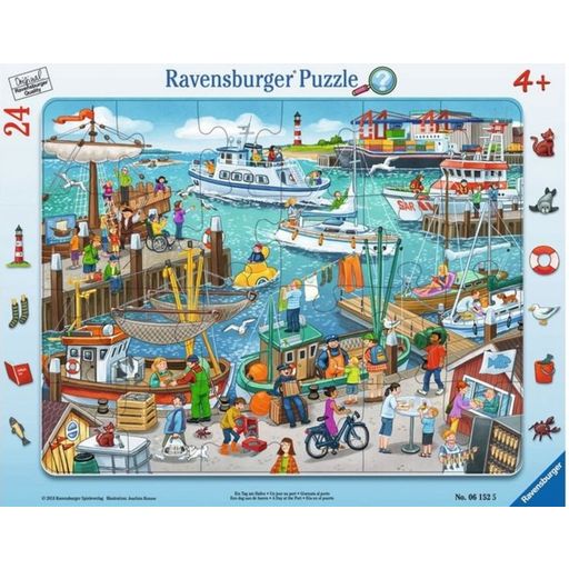 Ravensburger Puzzle - A Day At The Port, 24 Pieces - 1 item