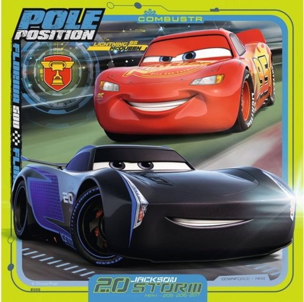 Puzzle - Cars 3 - Bunte Flitzer, 3 x 49 Teile - 1 Stk