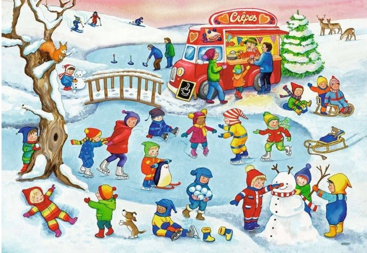 Puzzle - Tiempo Libre en el Lago, 2 x 24 Pieza - 1 ud.