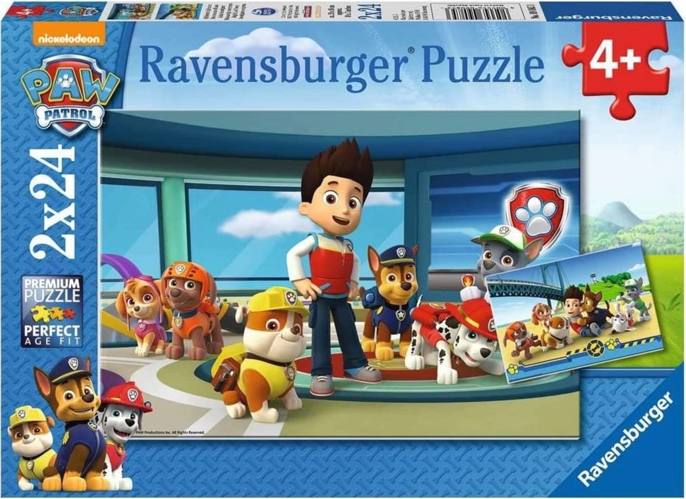 Puzzle - Paw Patrol, Super Investigatori, 2 x 24 Pezzi - 1 pz.
