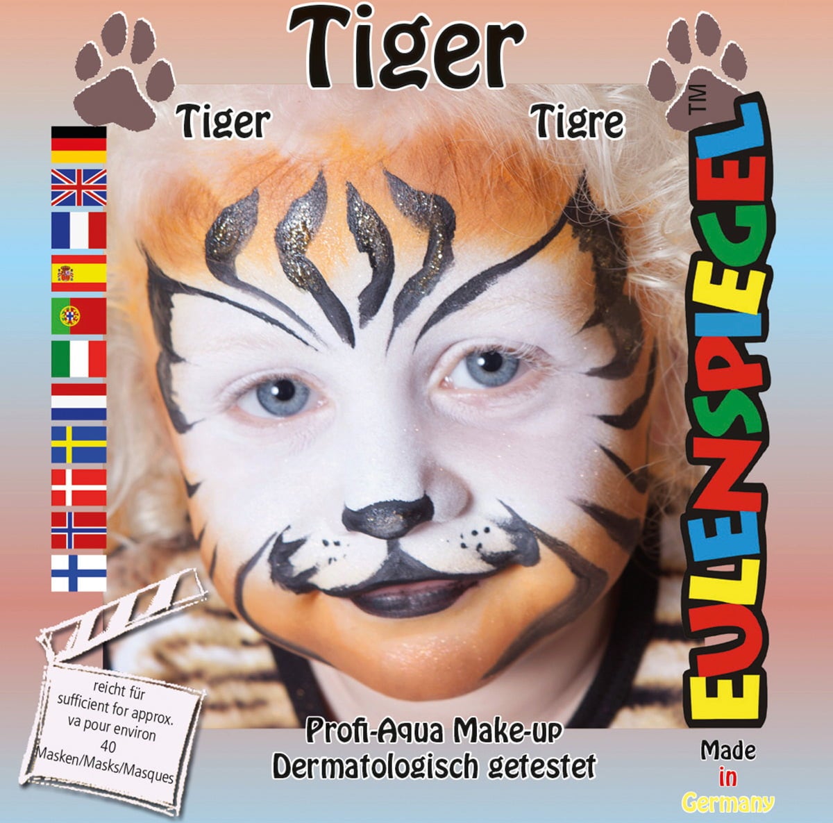 Eulenspiegel Schminkset Tiger