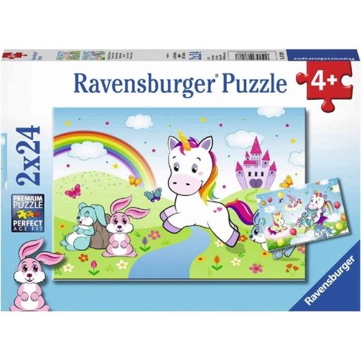 Ravensburger Puzzle - Süße Pferdefotos, 2x24 Teile - 1 Stk