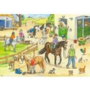 Puzzle - At the Horse Farm, 2 x 24 Pieces - 1 item