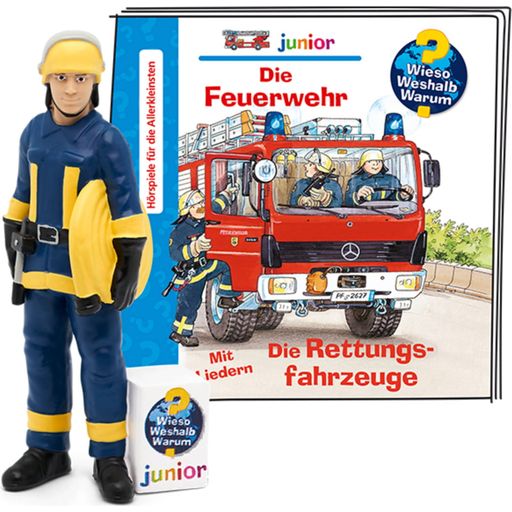 GERMAN - Tonie Audible Figure - Wieso Weshalb Warum Junior - Die Feuerwehr/Die Rettungsfahrzeuge - 1 item