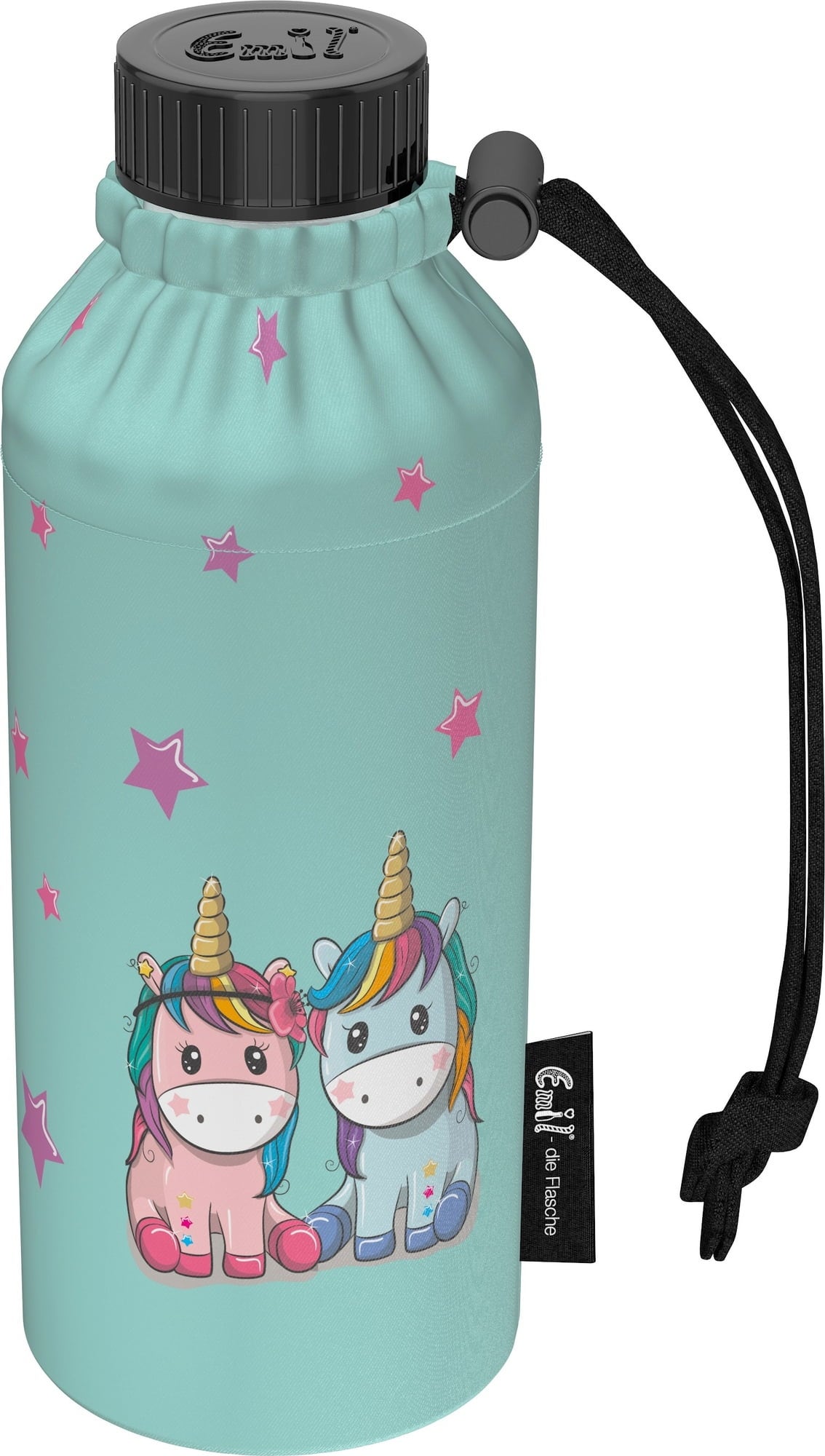 Emil – die Flasche® Bottiglia in Vetro - Unicorno - 0,4L con collo largo