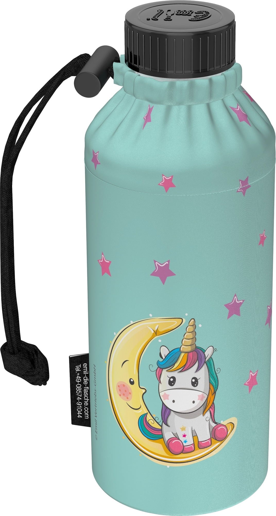 Emil – die Flasche® Bottiglia in Vetro - Unicorno - 0,4L con collo largo
