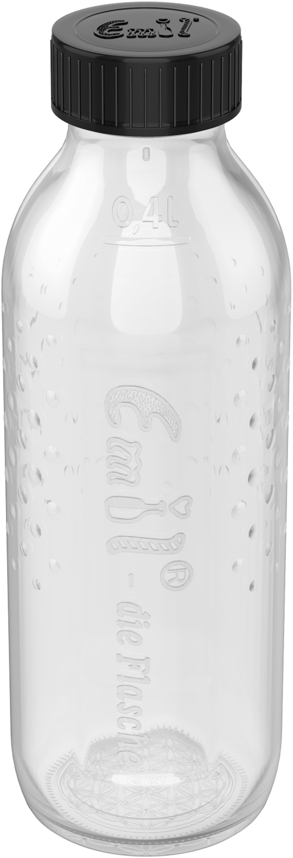 Emil – die Flasche® Bottiglia in Vetro - Unicorno - 0,4L con collo largo