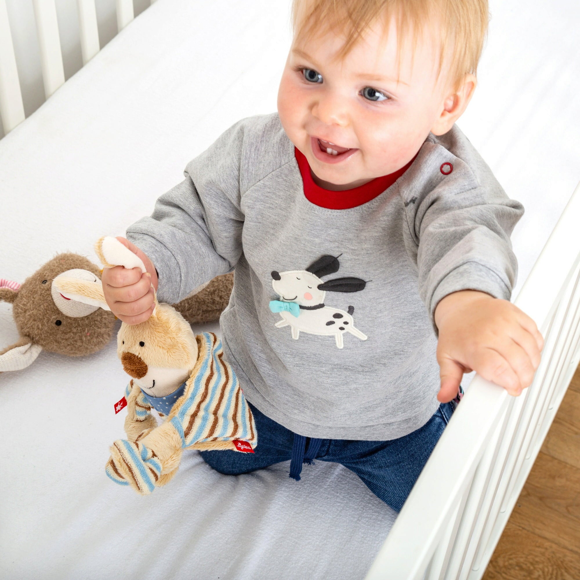 sigikid Schnuffeltuch Hase, Semmel Bunny - 1 Stk
