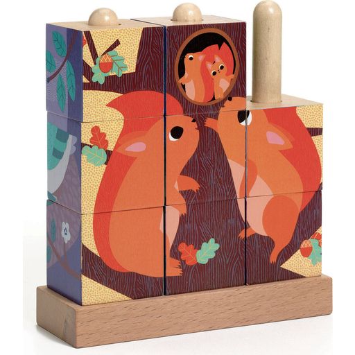 Djeco Wooden Puzzle - Puzz-Up Forest - 1 item