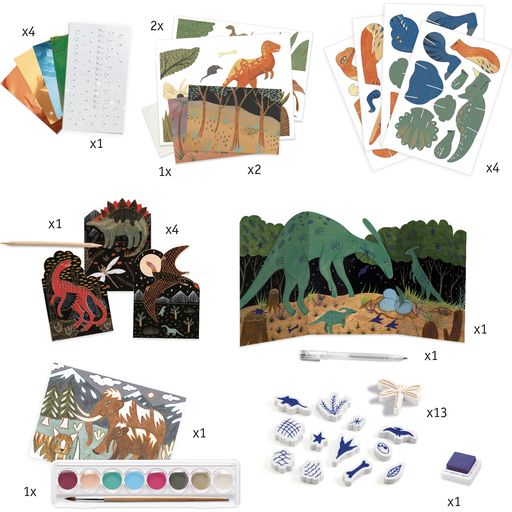 Djeco Creative Set - World of Dinosaurs - 1 item