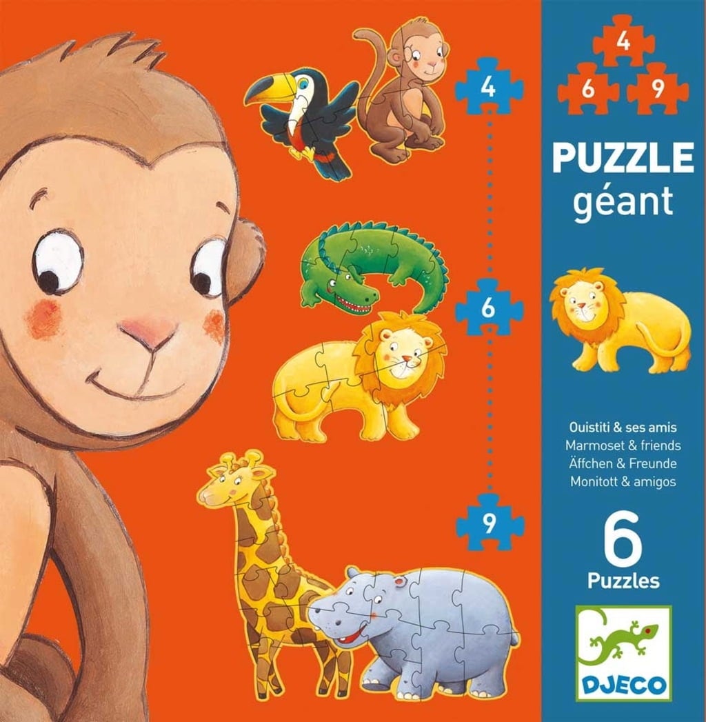 Djeco Puzzle - Marmoset & Friends