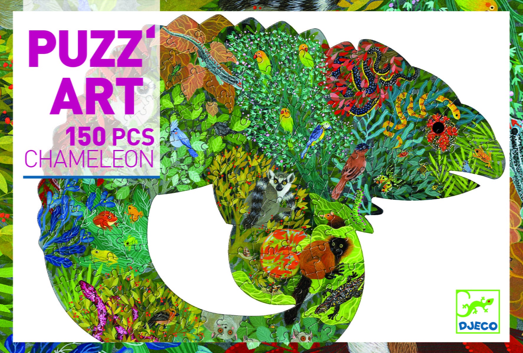 Djeco Puzzle - Camaleonte