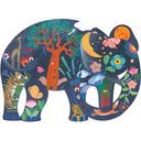 Djeco Puzzle - Elephant - 150 Pieces - 1 item