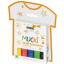 KREUL Mucki Fabric Stars Markers Set of 5 - 1 item