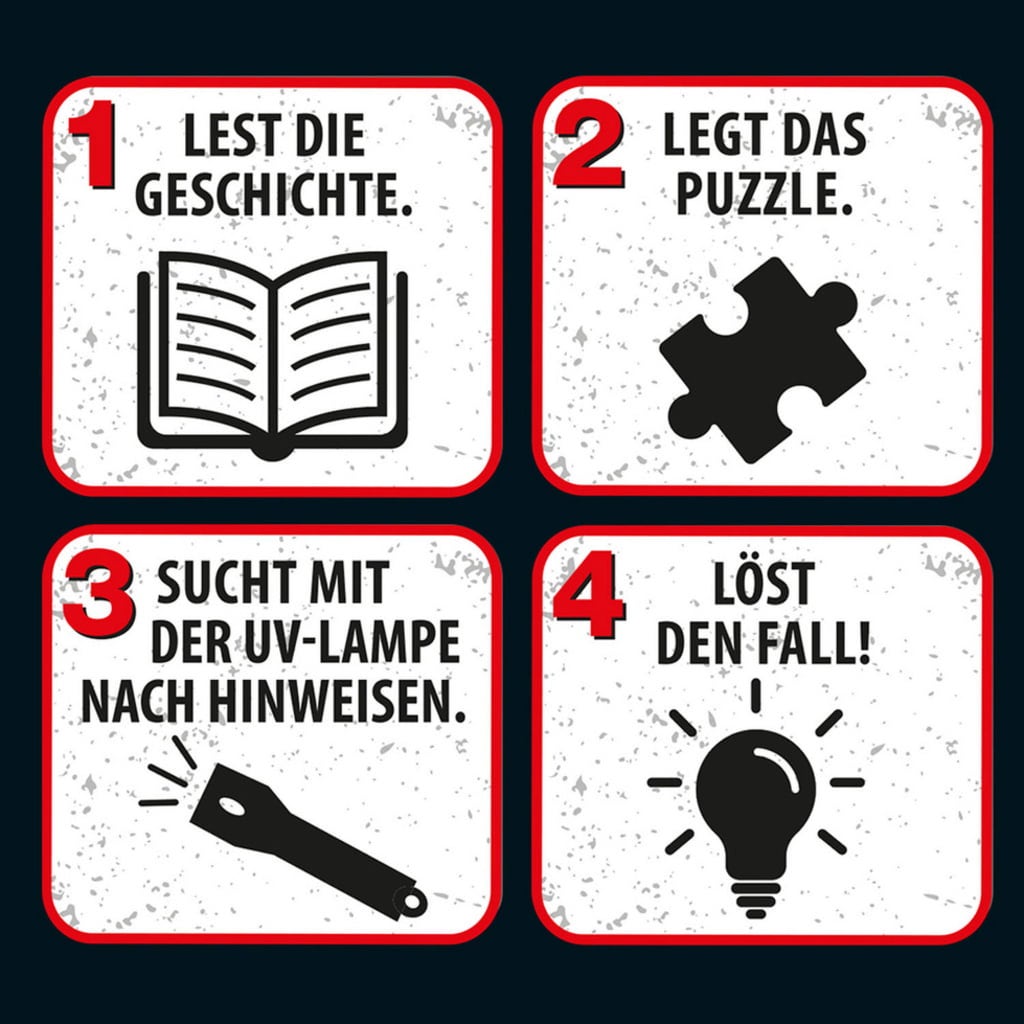 Krimi Puzzle: Die drei ??? - Die Villa der Rätsel (IN TEDESCO) - 1 pz.