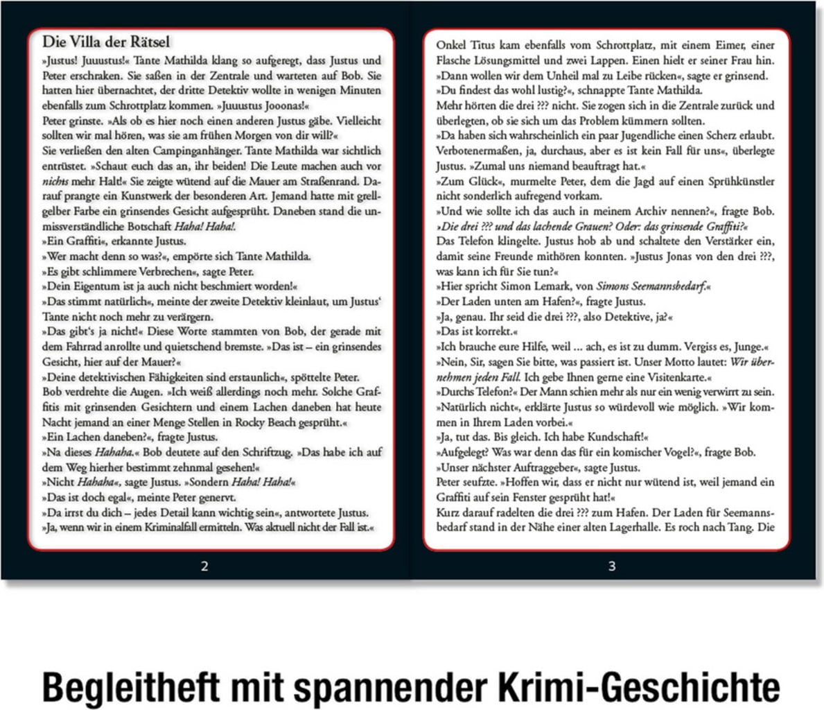 Krimi Puzzle: Die drei ??? - Die Villa der Rätsel - 1 Stk