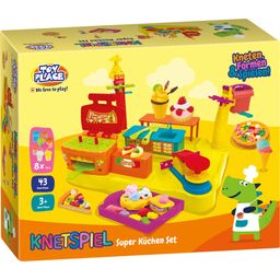 Toy Place Kitchen Set with Soft Clay, 45 Parts
