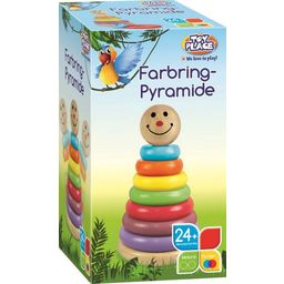 Toy Place Piramida z barvnimi obroči - 1 k.