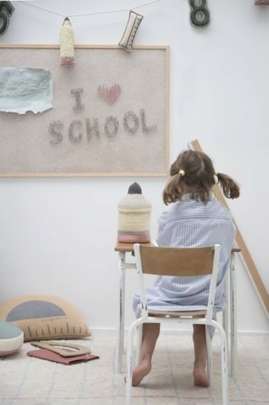 Lorena Canals Korb Back to School - H: 45cm, D: 25cm