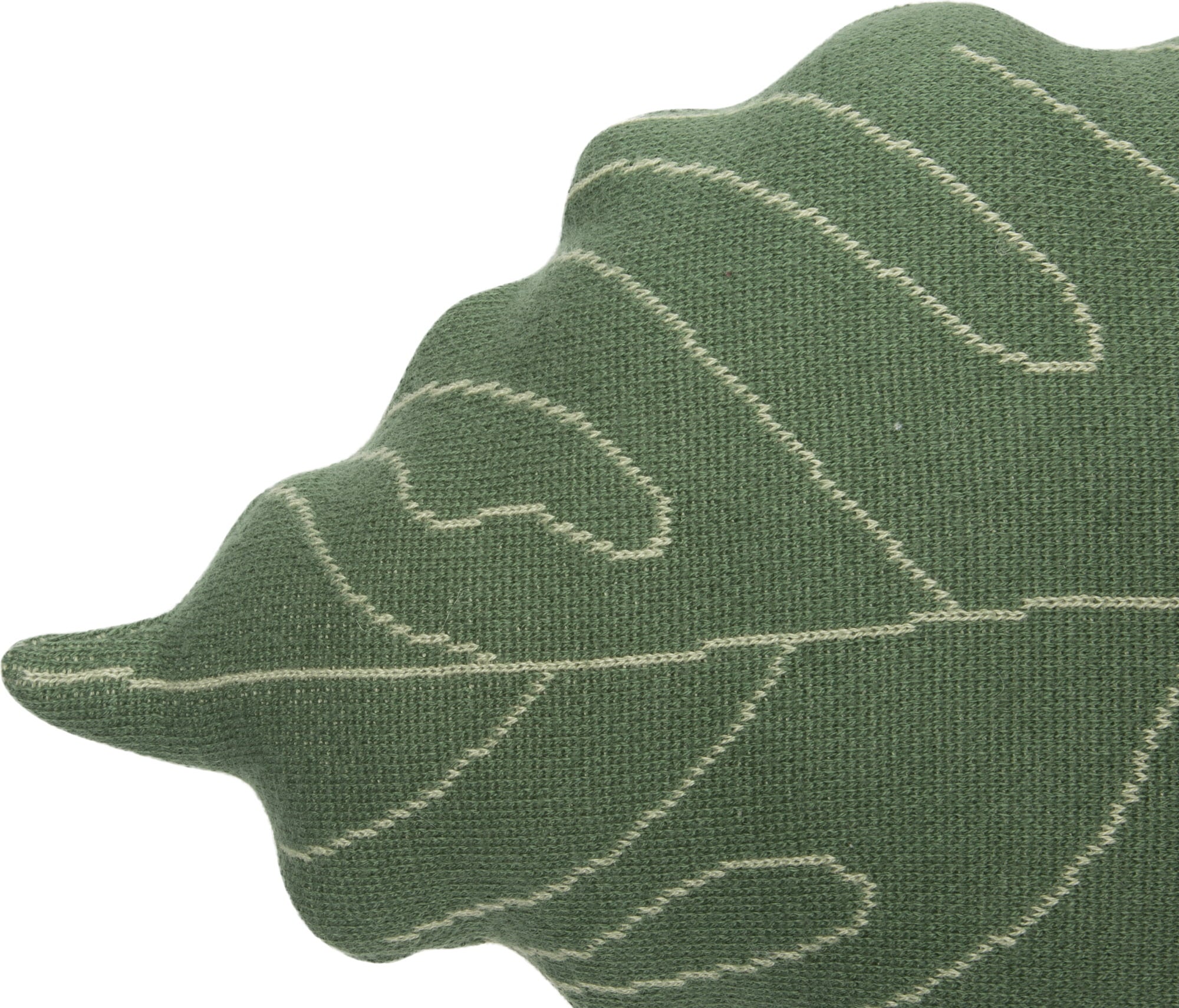 Lorena Canals Cuscino Lavorato a Maglia - Leaf - 1 pz.