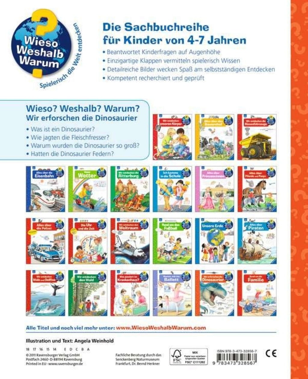 Wir erforschen die Dinosaurier / Wieso? Weshalb? Warum? -  Volume 55 - 1 pz.