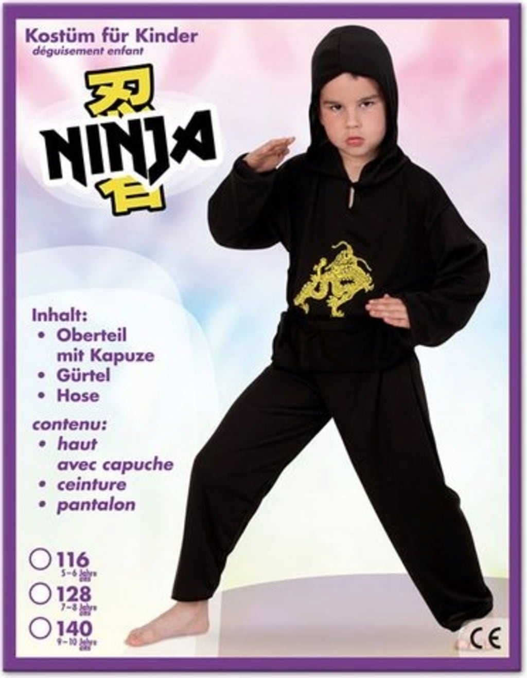 Fries Ninja-Kostüm