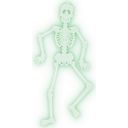 Fries Glow In The Dark Skeleton - 1 item