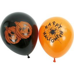 Fries Balloons, Black/Orange, 6 Items - 1 item