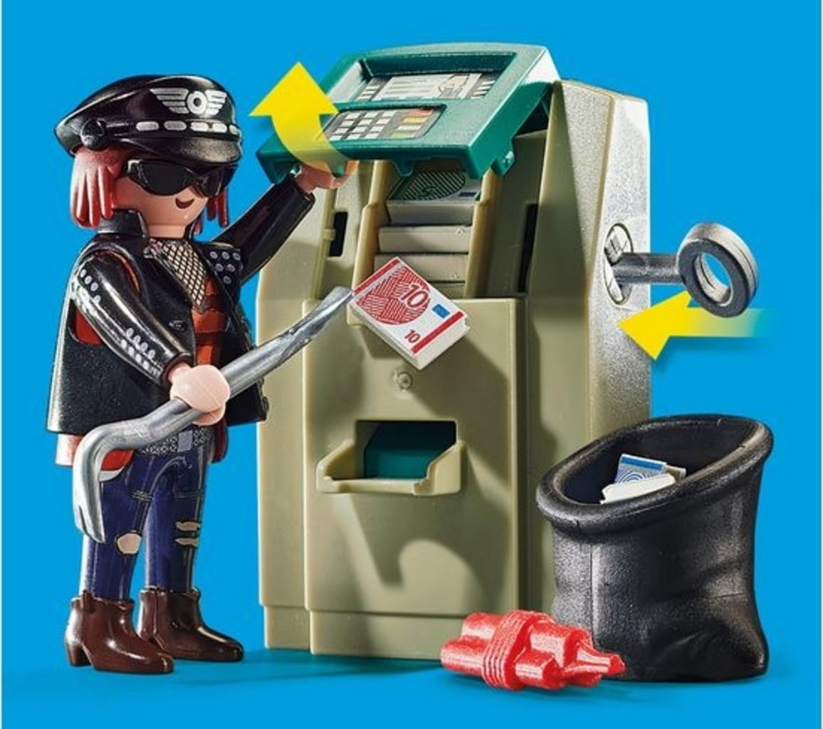 70572 - City Action - Poliziotto in Moto e Ladro - 1 pz.