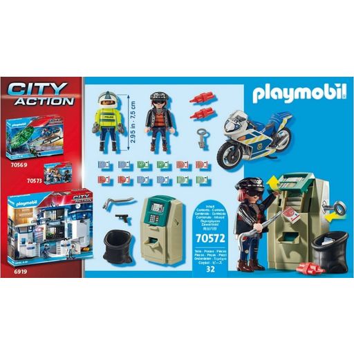 70572 - City Action - Police motorcycle: Pursuit of the Robber - 1 item