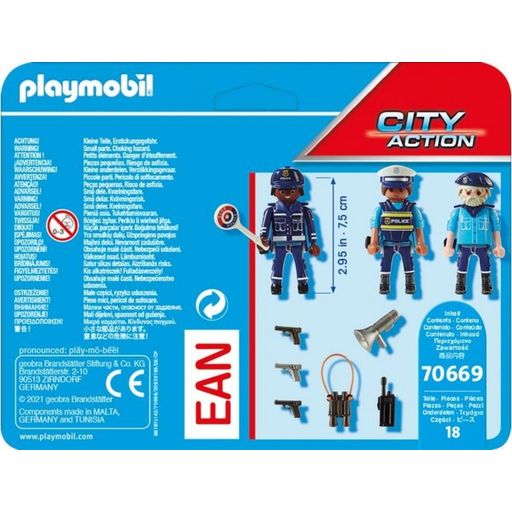 PLAYMOBIL 70669 - City Action - Set figur policija - 1 k.