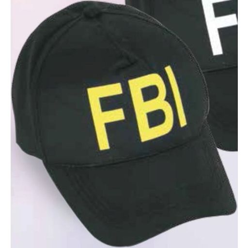 Fries Cappello da Baseball Giallo dell'FBI - 1 pz.