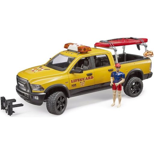 RAM 2500 Power Wagon Lifeguard with Figure, Stand Up Paddle and Light & Sound Module - 1 item